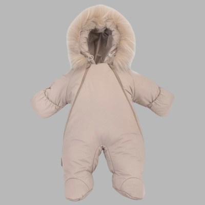 Комбинезон зимний Дивини-1 KinderLitto 885(Зима-Д1)-8 капучино 01